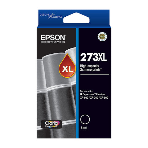 EPSON Black 273XL Ink Cartridge 500 Pages for Expression Premium XP Series Printers - SuperSaverAU - view 1