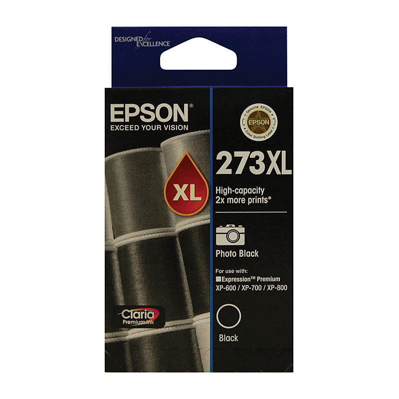 Epson 273XL Photo Black Ink Cartridge Dye-Based High-Yield for Expression Premium Printers - SuperSaverAU - view 1