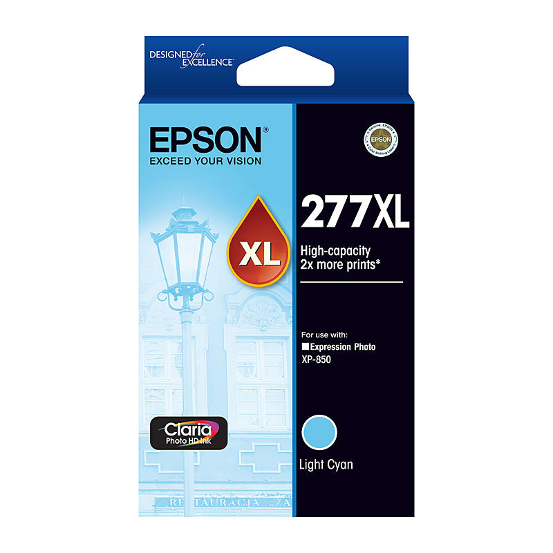 Epson Light Cyan Ink Cartridge 277XL High Capacity Claria Photo HD 740 Pages - SuperSaverAU - view 1
