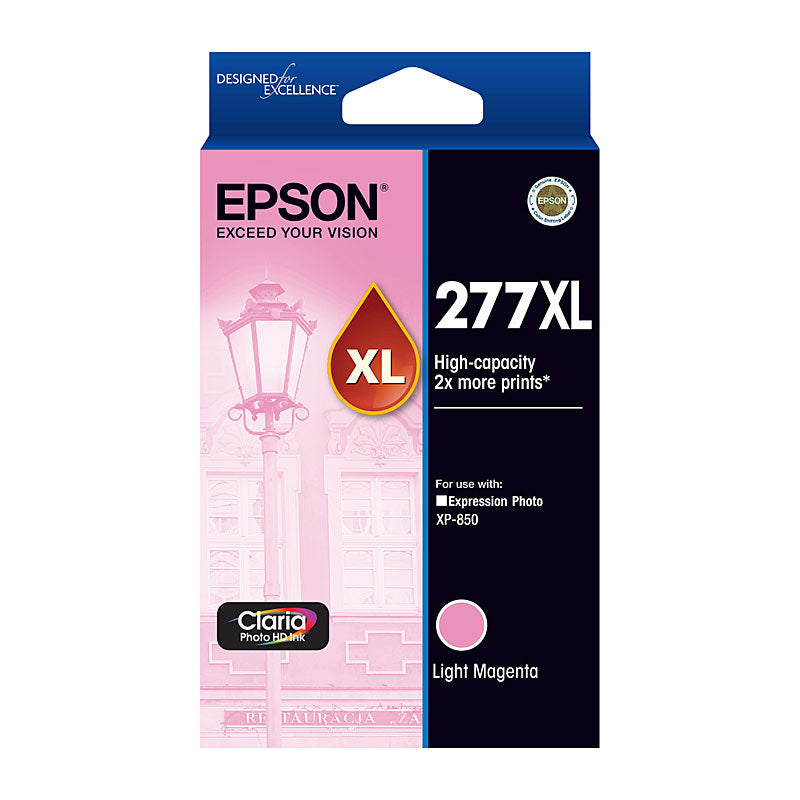 EPSON 277XL Light Magenta Ink Cartridge 740 Page Yield for Expression Photo XP Series - SuperSaverAU - view 1