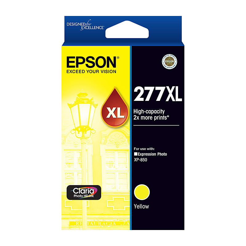 EPSON Yellow 277XL Ink Cartridge 740 Pages for Expression Photo XP Series Printers - SuperSaverAU - view 1