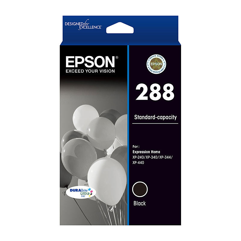 Epson Black Ink Cartridge 288 Genuine Toner for Expression Home XP Series - SuperSaverAU - view 1