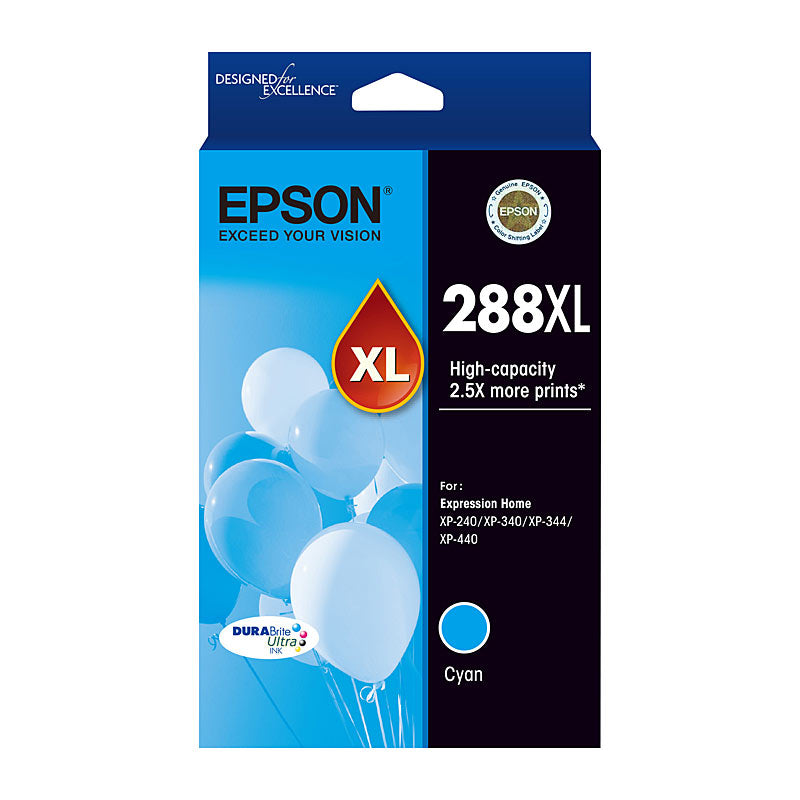 EPSON Cyan Ink Cartridge for Expression Home XP240 XP340 XP344 XP440 - SuperSaverAU - view 1