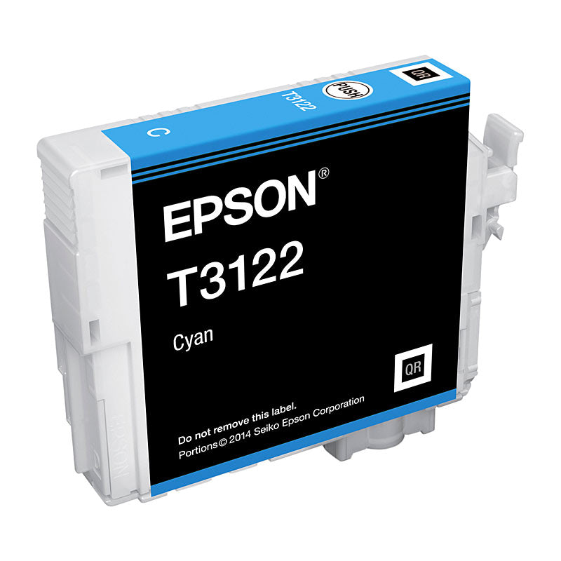 Epson Cyan Ink Cartridge T3122 Genuine Compatible with Epson SC P405 Printer - SuperSaverAU - view 1