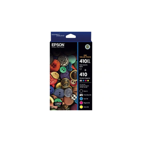 EPSON 410 Ink Cartridge Value Pack for XP 530, XP 630, XP 540, XP 640, XP 900 Printers - SuperSaverAU - view 1