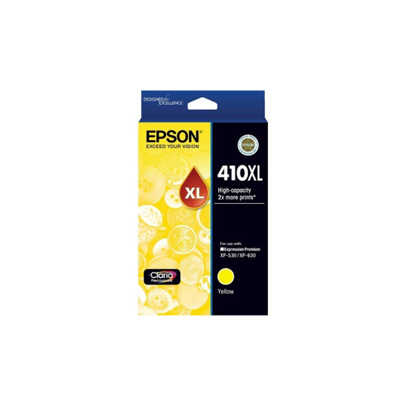 EPSON 410XL Genuine Yellow Toner Cartridge for XP 530 630 540 640 900 Printers - SuperSaverAU - view 1