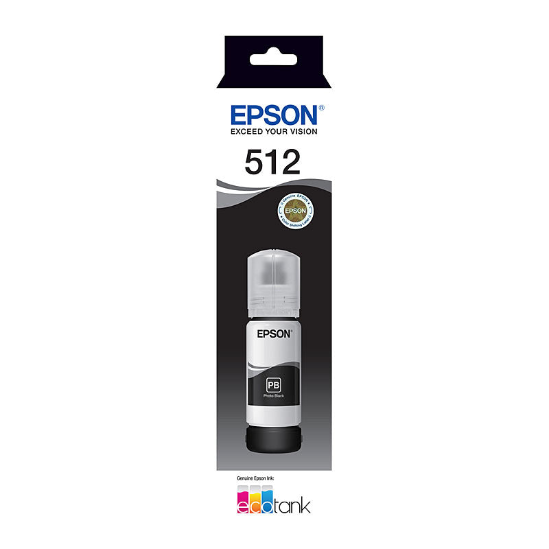 Epson Photo Black EcoTank Ink Bottle Dye-Based High Capacity for EcoTank Printers - SuperSaverAU - view 1