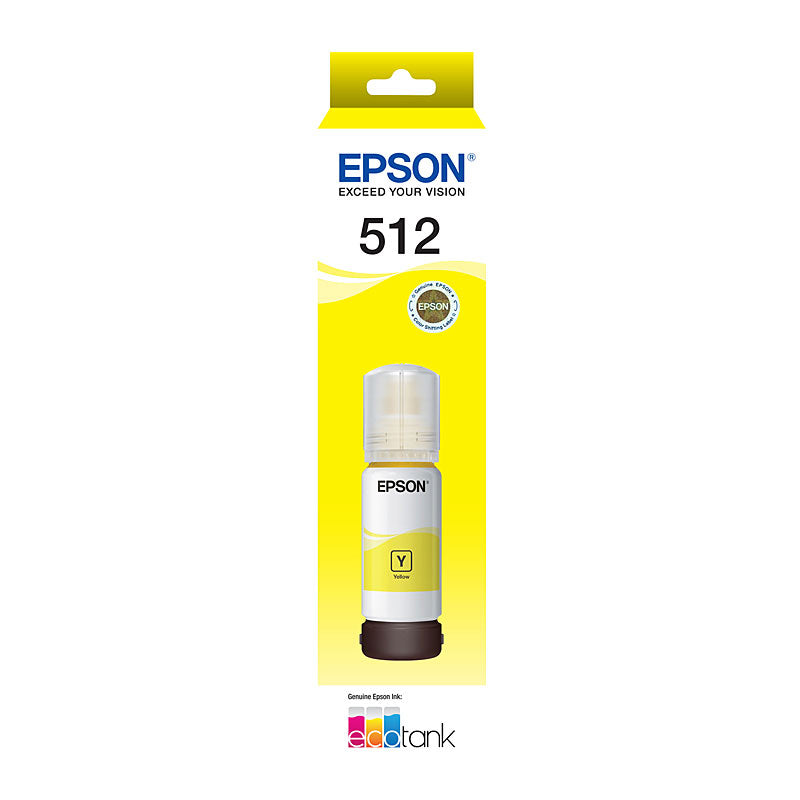 EPSON Genuine Yellow Toner Cartridge for EcoTank Printers, 1 Pack - SuperSaverAU - view 1