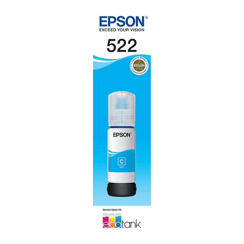 EPSON Genuine Cyan Toner Cartridge for EcoTank Printers, 1 Pack - SuperSaverAU - view 1