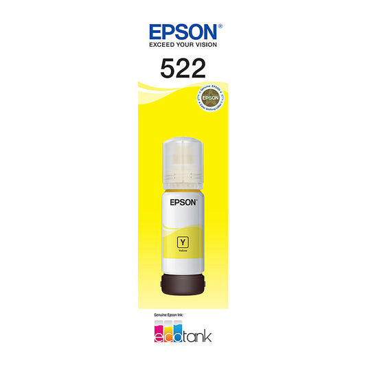 EPSON Genuine Yellow Toner Cartridge for EcoTank Printers, 1 Pack