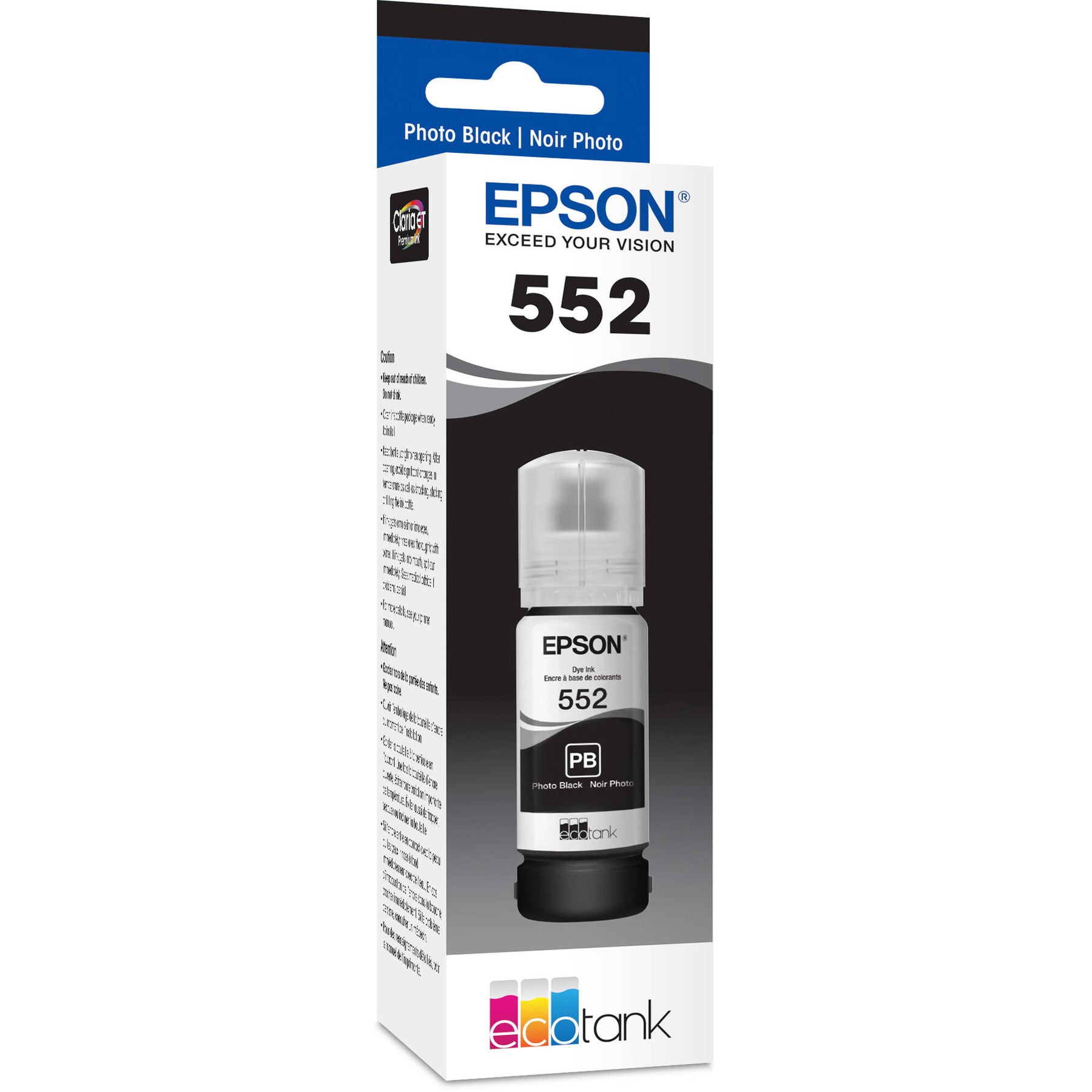 EPSON Eco Tank T552 Ph Black Ink - High Yield, 1 Pack - SuperSaverAU - view 1