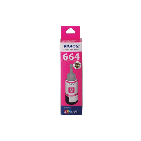 Epson Magenta EcoTank Ink Bottle T664 Compatible with ET 2500 Series - SuperSaverAU - view 1