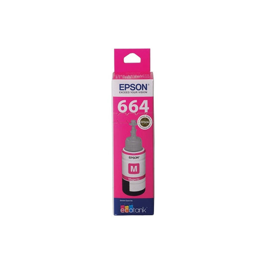 Epson Magenta EcoTank Ink Bottle T664 Compatible with ET 2500 Series