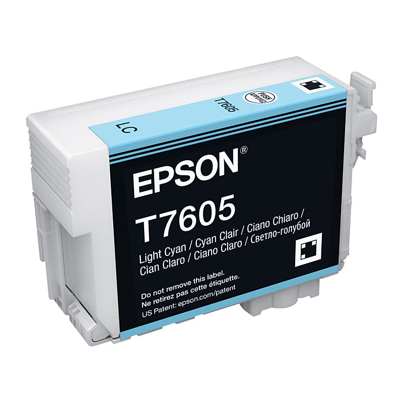 Epson Light Cyan Standard Capacity UltraChrome HD Pigment Ink Cartridge for SureColor P600 - SuperSaverAU - view 1