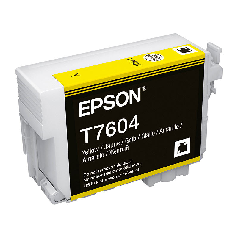 Epson Yellow Standard Capacity UltraChrome HD Pigment Ink Cartridge for SureColor P600 - SuperSaverAU - view 1