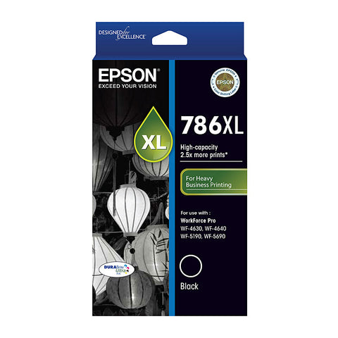 EPSON 786XL Black Ink Cartridge 2600 Page Yield for WF4630 WF4640 - SuperSaverAU - view 1
