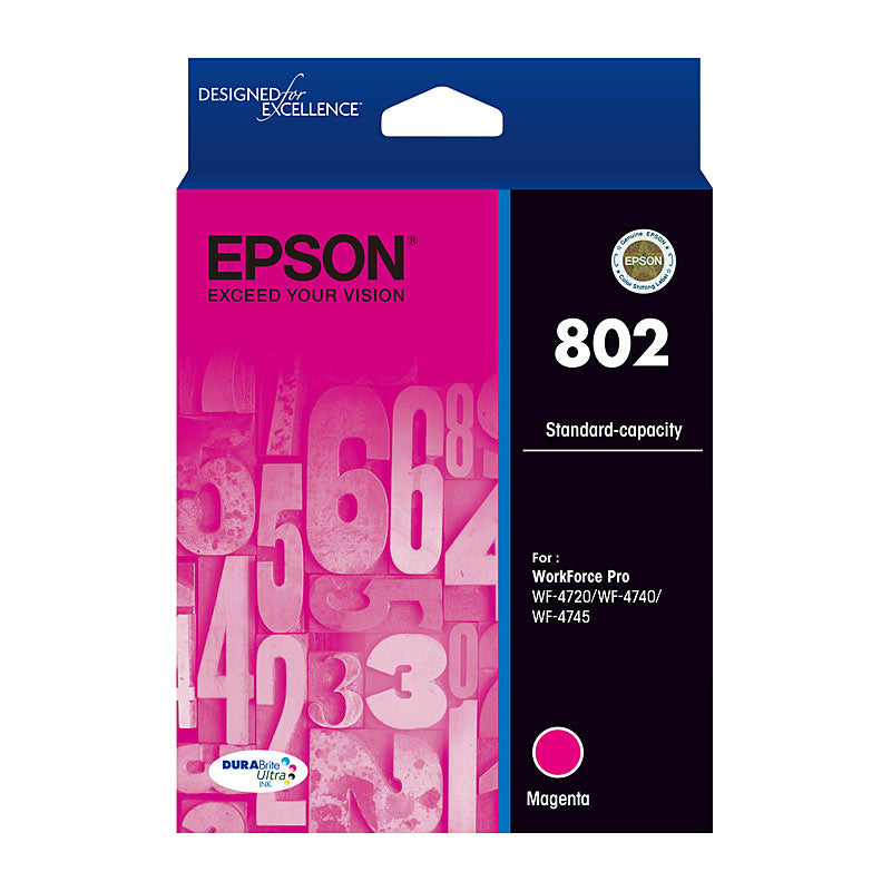 Epson Magenta Ink Cartridge DURABrite Ultra Ink Standard WorkForce Pro WF-4720 WF-4725 WF-4730 WF-4740 - SuperSaverAU - view 1