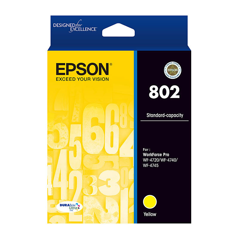 Epson Yellow Ink Cartridge DURABrite Ultra Standard Capacity for WorkForce Pro Printers - SuperSaverAU - view 1