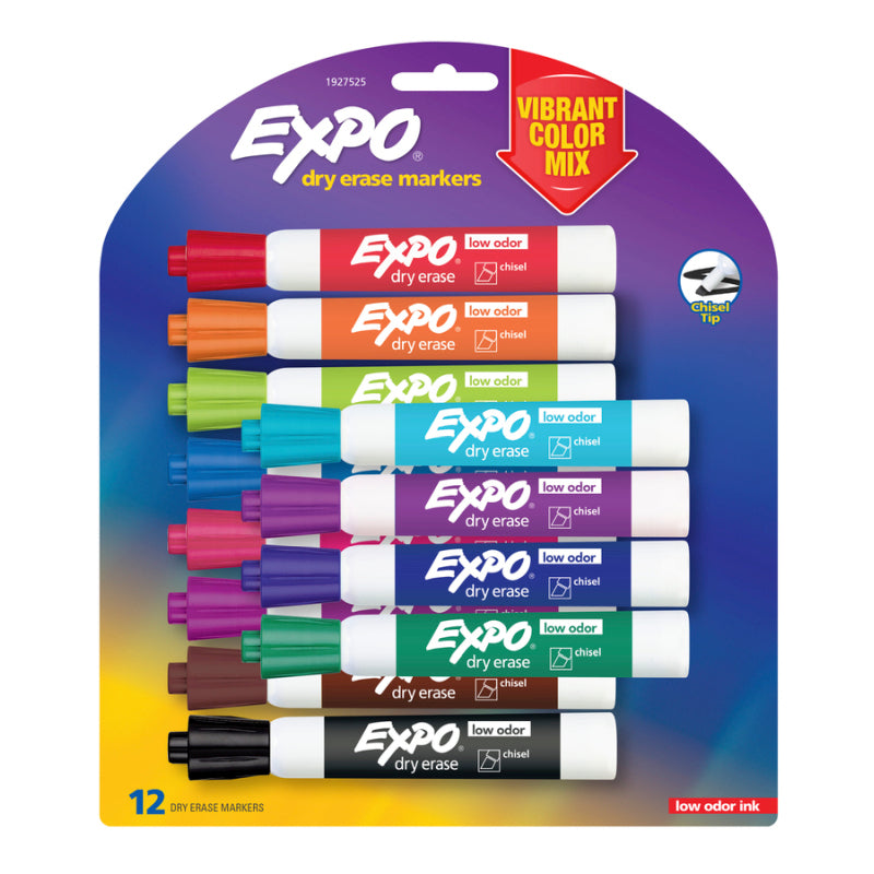 EXPO White Board Marker Vibrant Pack of 12 - SuperSaverAU - view 1