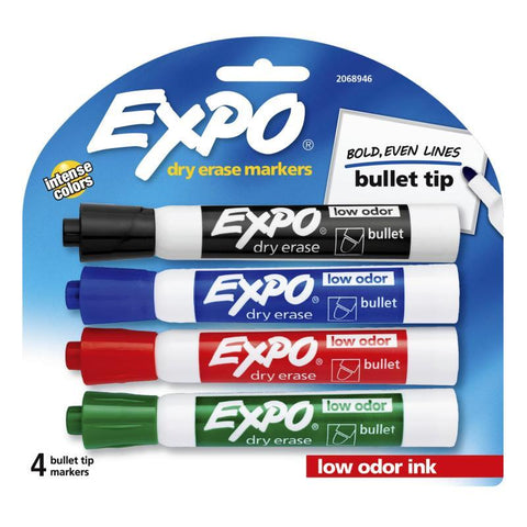 EXPO White Board Marker Blt Assorted Pack of 4 Box of 6 - SuperSaverAU - view 1