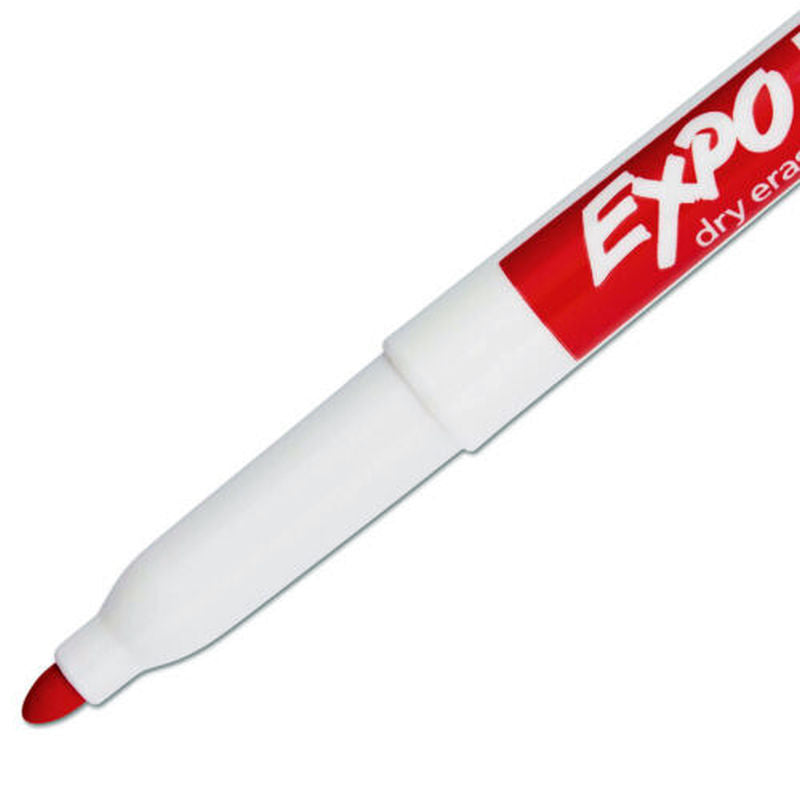 EXPO Red Fine Point Low-Odor Dry Erase Marker Box of 12 - SuperSaverAU - view 2