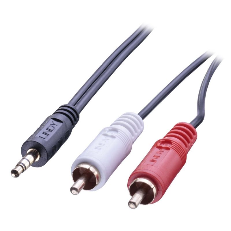 Lindy 3m 3.5mm to RCA Audio Cable - SuperSaverAU - view 1