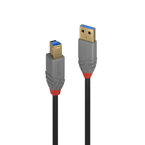 LINDY 5m USB3 A-B Cable Anthra Line - SuperSaverAU - view 1