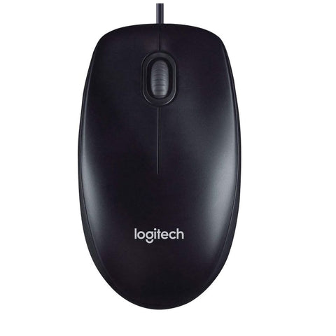 Logitech M90 USB Wired Optical Mouse 1000 DPI for PC Laptop Mac Full Size Comfort smooth moverL - SuperSaverAU - view 1