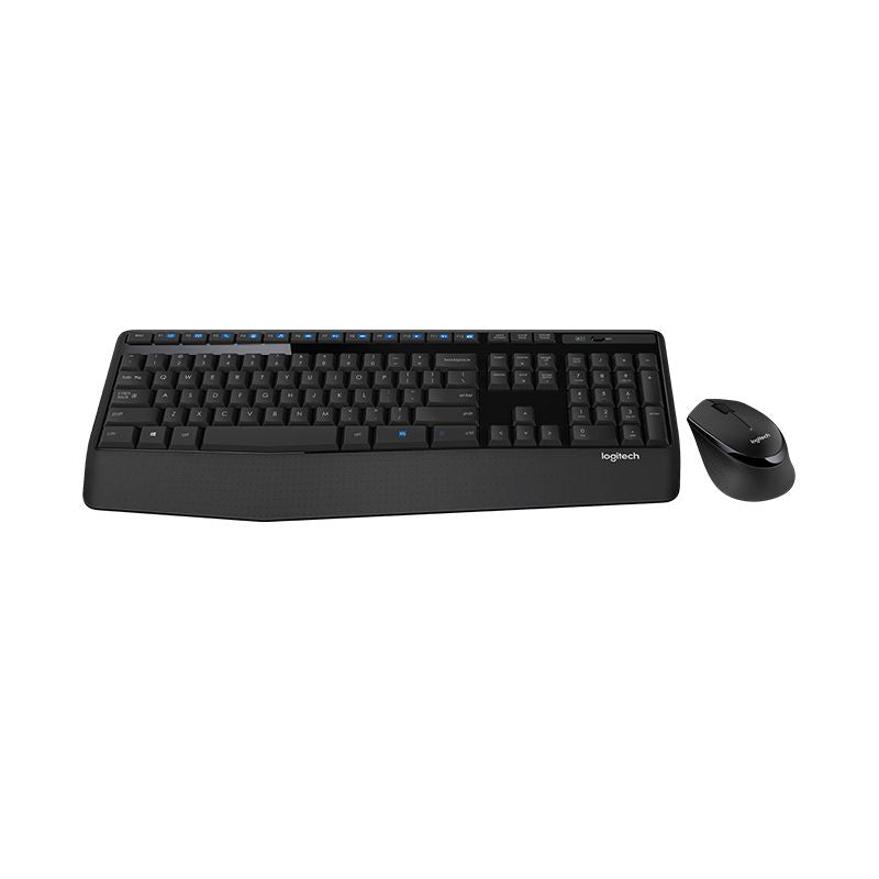 LOGITECH MK345 Wireless Keyboard & Mouse Combo Full Size 12 Media Key Long Battery Life Comfortable - SuperSaverAU - view 1
