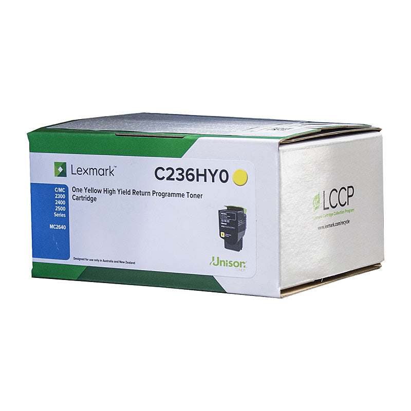 LEXMARK C2360Y0 Yellow Toner - SuperSaverAU - view 1