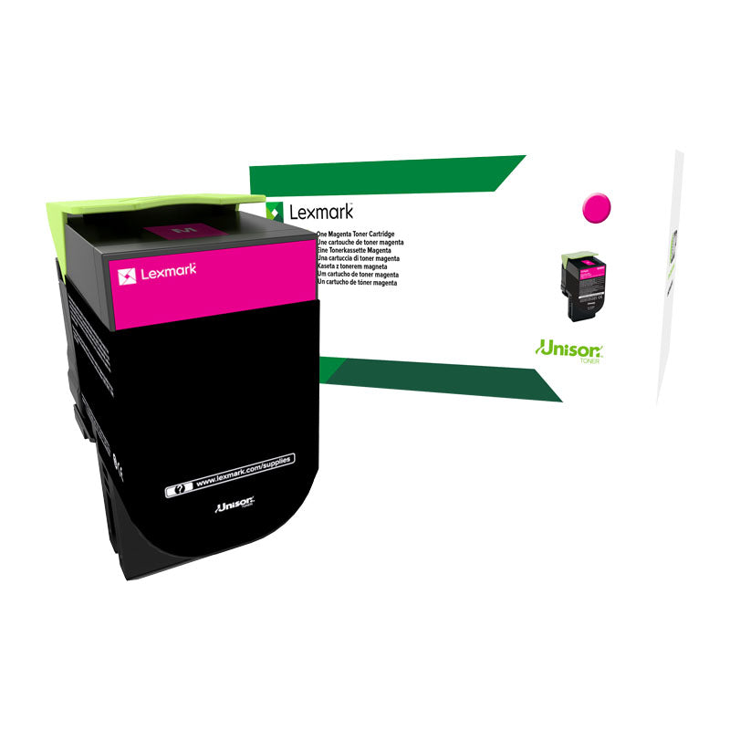 LEXMARK Genuine Magenta Toner 708M 1,000 Page Yield