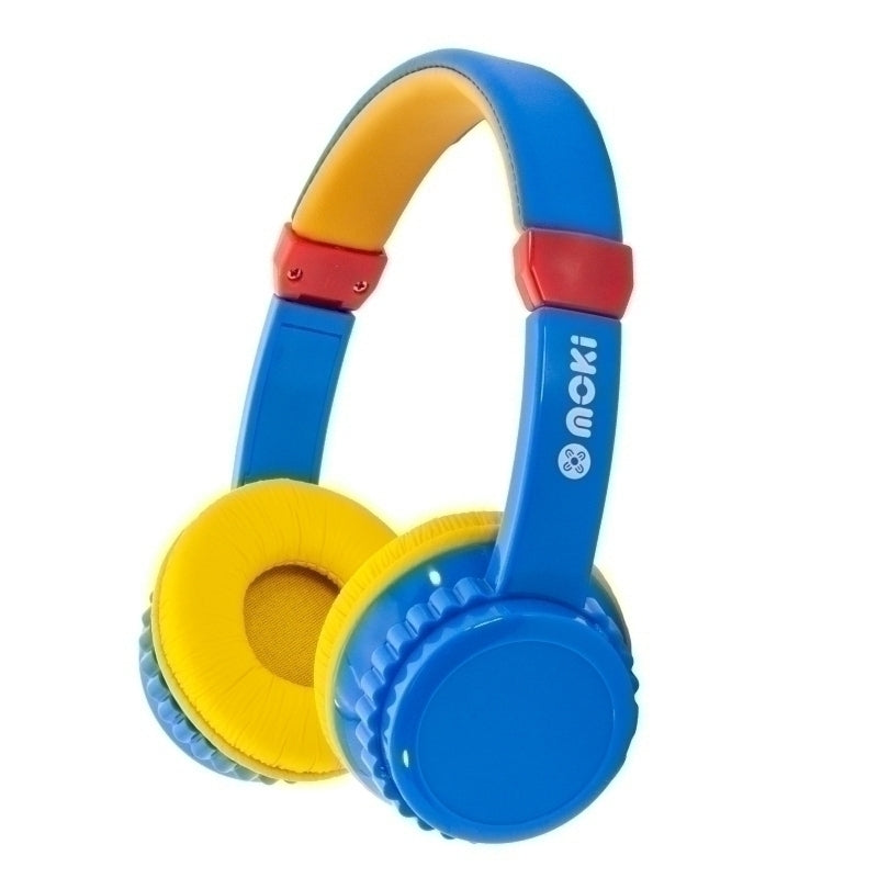 MOKI Play Safe Headphone Bl/Yl - SuperSaverAU - view 1