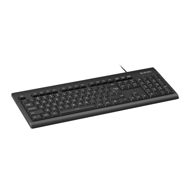 MOKI Wired USB Keyboard Black - SuperSaverAU - view 1