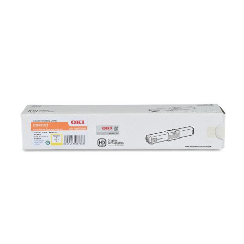 OKI C301 Yellow Toner Cartridge - SuperSaverAU - view 1
