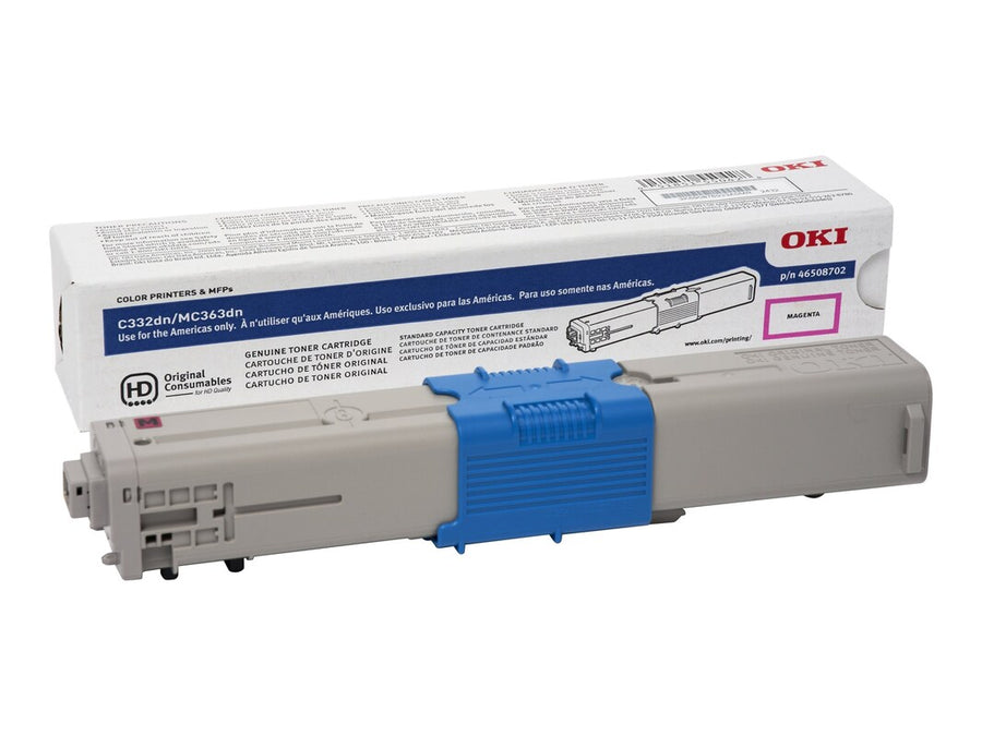 OKI Magenta Toner Cartridge for C332DN Printer - SuperSaverAU - view 1
