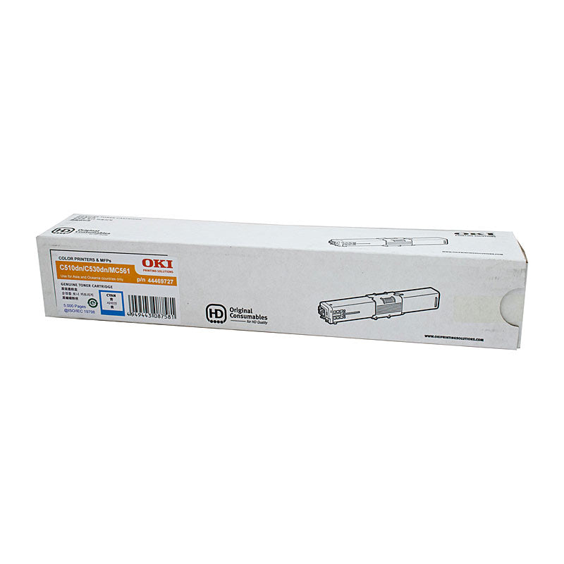 OKI Genuine C510DN Cyan Toner Cartridge 5,000 Pages - SuperSaverAU - view 1