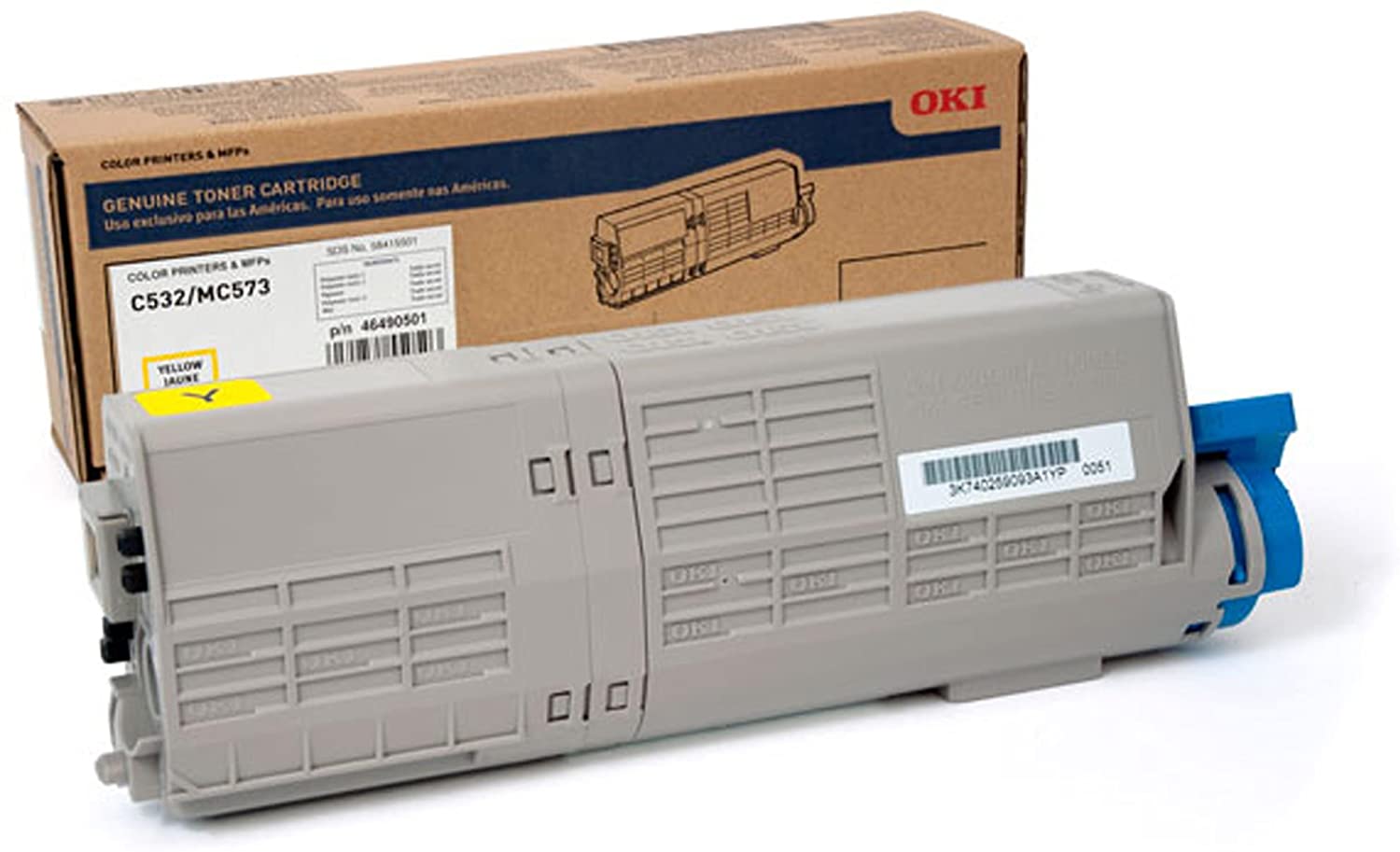OKI C532DN Toner Cartridge - Yellow - SuperSaverAU - view 1