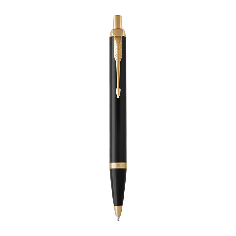 PARKER IM Black Gd Trm Ball Pen Md Blu - SuperSaverAU - view 1