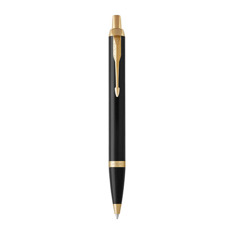 PARKER IM Black Gd Trm Ball Pen Md Blu - SuperSaverAU - view 2