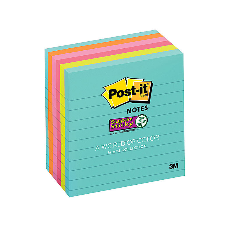 POST-IT Note 675-6SSMIA Miami Pack of 6 - SuperSaverAU - view 1