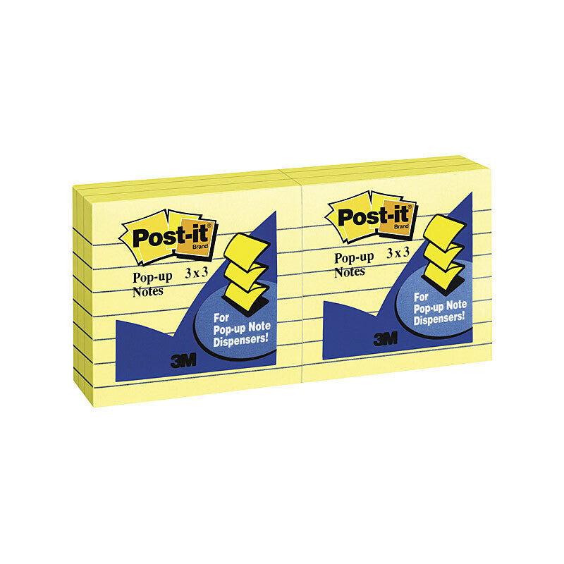 POST-IT P/Up R335-YL Yellow 73X73 Pack of 6 - SuperSaverAU - view 1