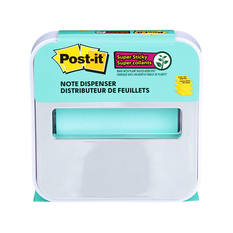 Post-It Steel Top Pop-Up Dispenser, STL-330-W, Convenient and Durable Design