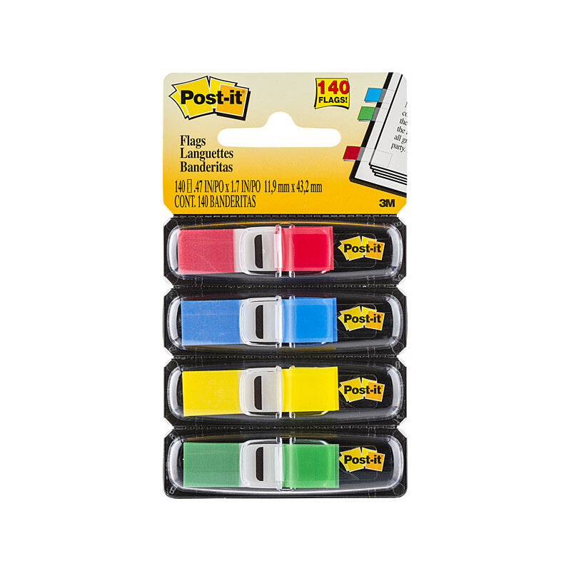 POST-IT Flags Mini 9.9x43.7mm Pack of 4 Bx6 for Easy Organization - SuperSaverAU - view 1