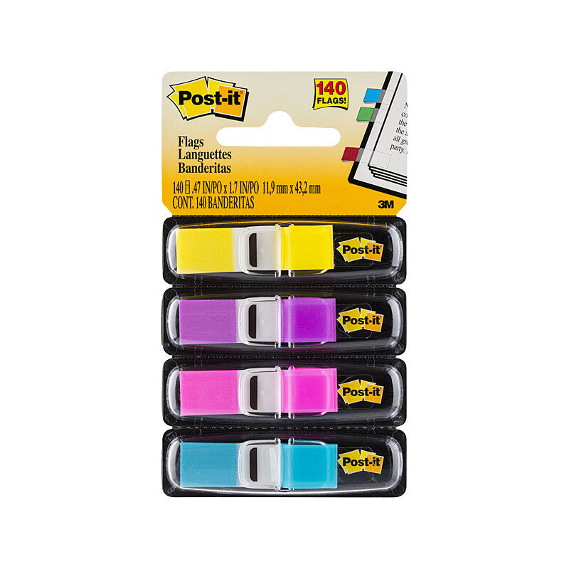 POST-IT Flags Mini Bright 683-4AB, 6 Pack, Colorful Page Markers - SuperSaverAU - view 1