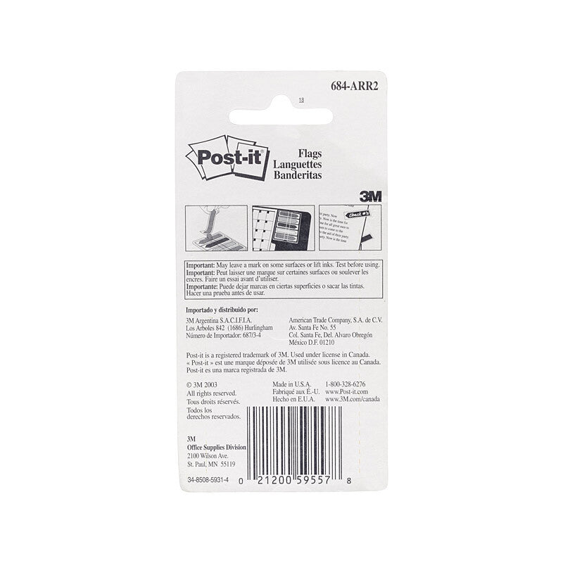 Post-It Flags Arrow Bright Pack of 5, Box of 6 - SuperSaverAU - view 1