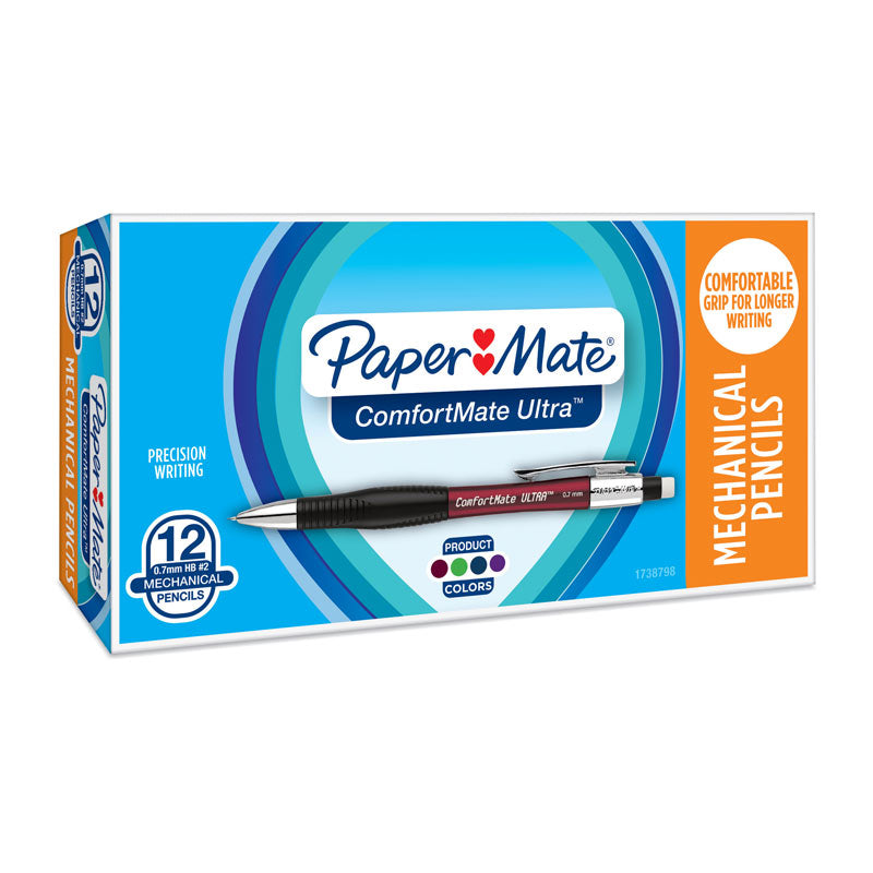 PAPER MATE Mechanical Pencil 0.5mm - Box of 12, Smooth Writing