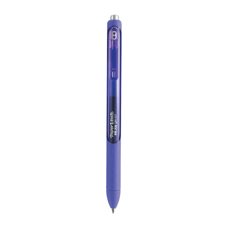 PAPER MATE Inkjoy RT Gel Pen, Ppl, Box of 12, Smooth Writing, Vibrant Colors