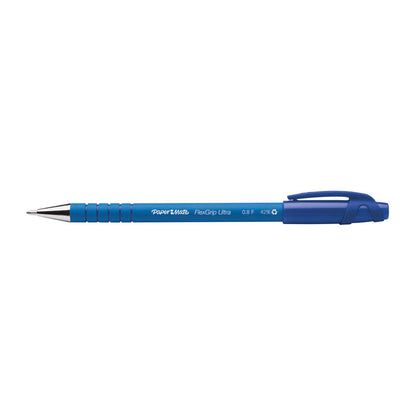 PAPER MATE Flex Grip Ball Pen 0.8mm Blue - Box of 12