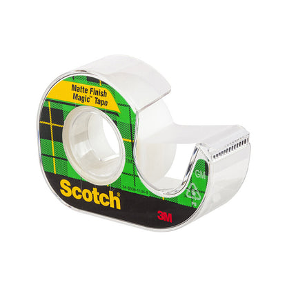 Scotch Magic Tape 105 19mm x 7.62M Box of 12 - Clear Adhesive Tape