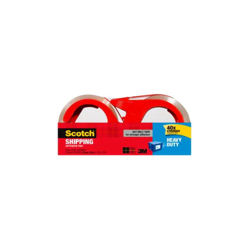 Scotch Packaging Tape 48mm x 50M Box of 6 - Strong & Durable Adhesive - SuperSaverAU - view 1